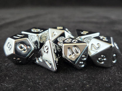 Fates' Reflection - Metal Dice Set for RPGs - D&D & Pathfinder