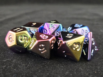 Fates' Reflection - Metal Dice Set for RPGs - D&D & Pathfinder