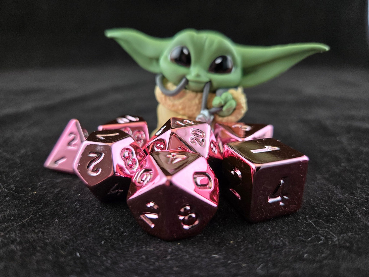 Fates' Reflection - Metal Dice Set for RPGs - D&D & Pathfinder