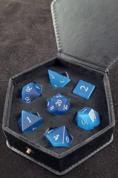 Guardian Grimalkin - Metal Dice Set for RPGs - D&D & Pathfinder