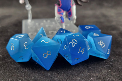 Guardian Grimalkin - Metal Dice Set for RPGs - D&D & Pathfinder