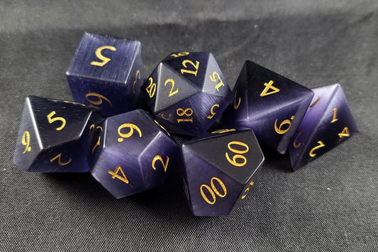 Imperial Grimalkin - Metal Dice Set for RPGs - D&D & Pathfinder