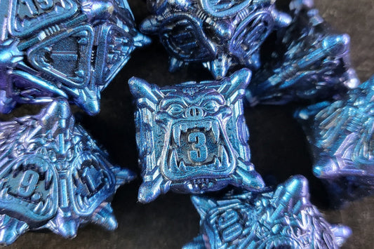 The Maw - Metal Dice Set for RPGs - D&D & Pathfinder