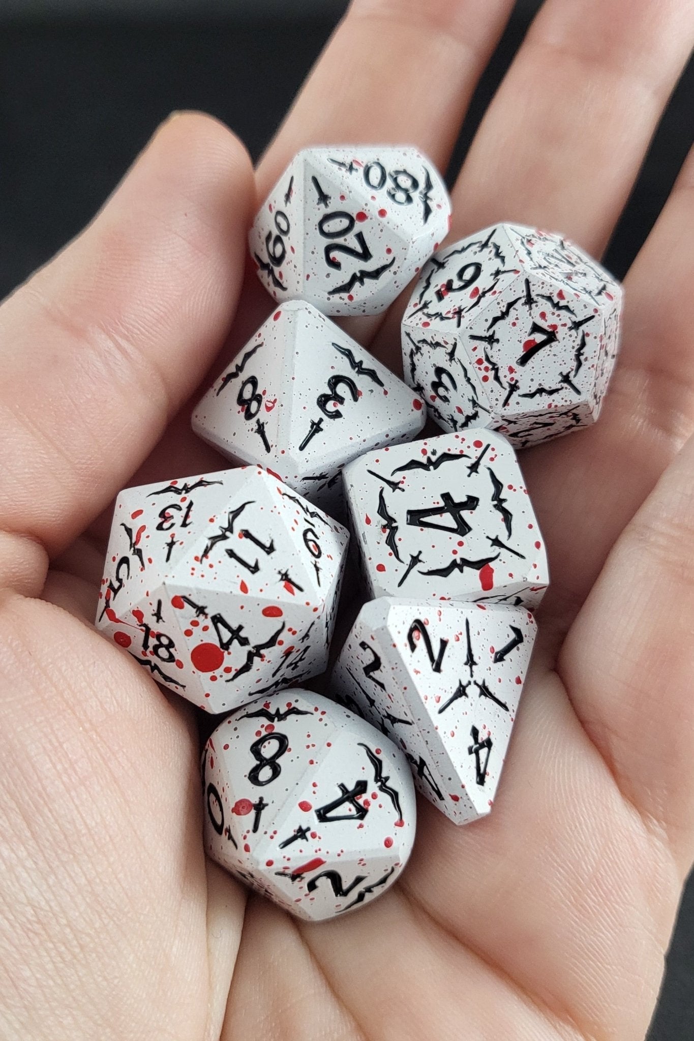 The Risen - Metal Dice Set for RPGs - D&D & Pathfinder