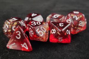 Blood in the Water | Resin Dice Set